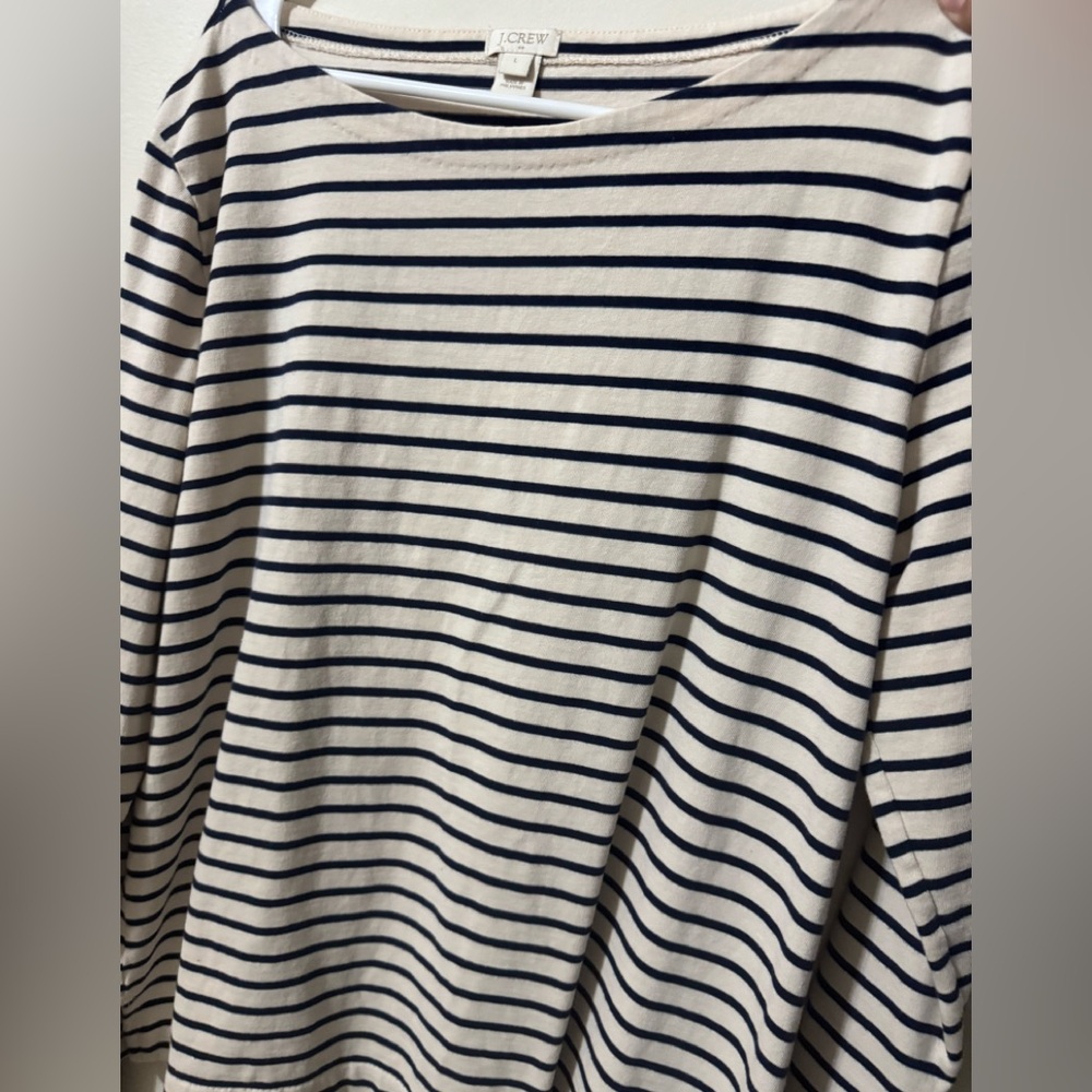 J. Crew Striped Long Sleeve Tee